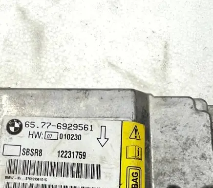 BMW 7 E65 E66 Airbag control unit/module 6929561 12231759