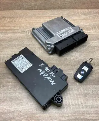 BMW 3 E90 E91 Engine ECU kit and lock set 8506374 9147226 WithKey