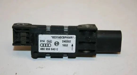 Audi A6 S6 C5 4B Airbag deployment crash/impact sensor 4B0959643C 240202 0231A0CBPHWR