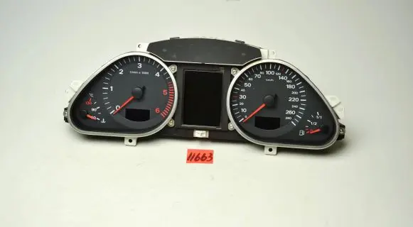 Audi A6 S6 C6 4F Speedometer (instrument cluster) 4F0920931F 4F0910930A 503000732302