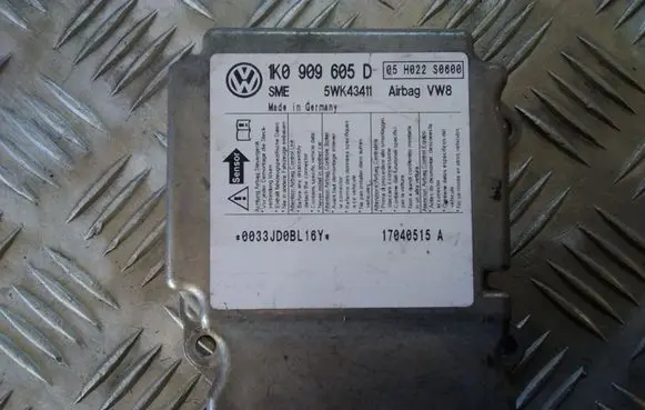Volkswagen Golf V Airbag control unit/module 1K0909605D 5WK43411