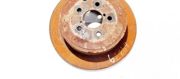 Subaru Impreza III Rear brake disc neventiliuojamas