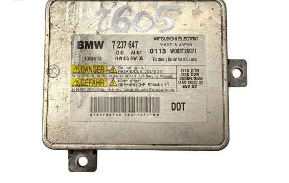 BMW 7 F01 F02 F03 F04 Headlight ballast module Xenon 7237647