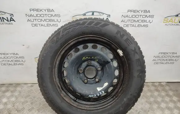 Volkswagen Golf V R15 spare wheel 1K0601027C