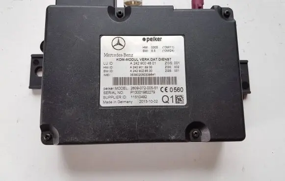 Mercedes-Benz E W212 Other control units/modules A2429004801 A2429018900