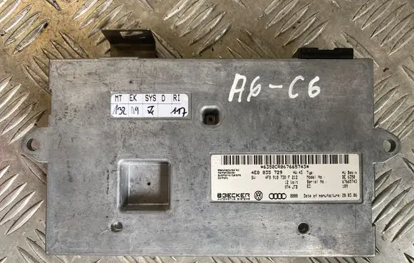Audi A6 S6 C6 4F MMI control unit 4E0035729 4F0910730F