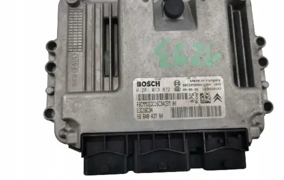 Peugeot 308 Engine ECU kit and lock set 0281013872*** 0281013872 9653958980 9664843780