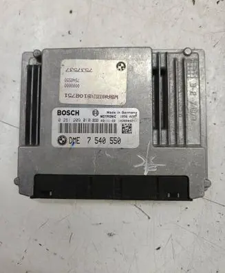 BMW 6 E63 E64 Engine control unit/module 7540550 1039S04257 0261209010