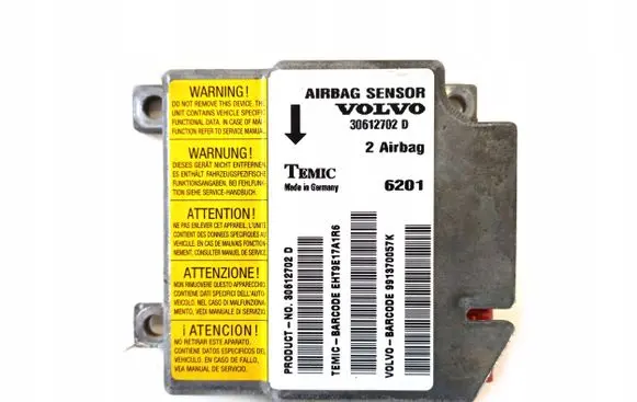 Volvo S40, V40 Airbag control unit/module 30612702D