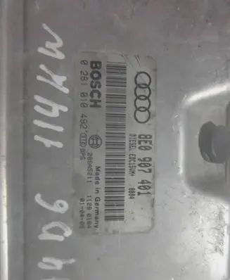 Audi A4 S4 B6 8E 8H Engine control unit/module 8E0907401 0281010492 28SA5211