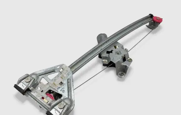 Cadillac SRX Rear door window regulator with motor 