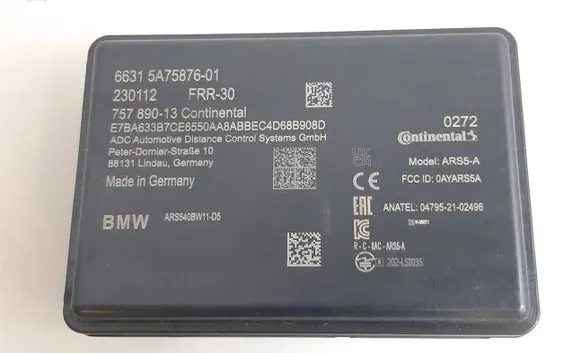 BMW X1 U11 Distronic sensor radar 5A75876 5A8A328 5A5C853
