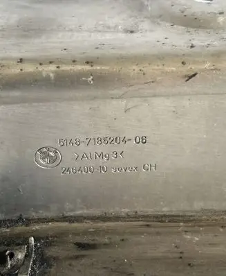 BMW 7 F01 F02 F03 F04 Heat shield in engine bay 24640010 51487185204