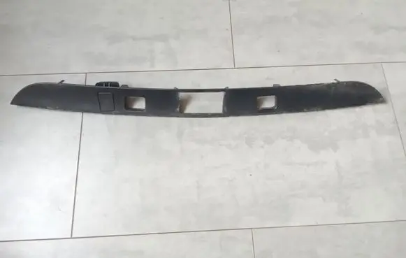Trunk door license plate light bar