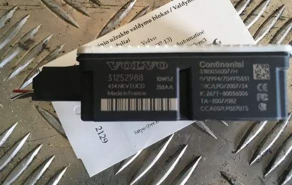 Volvo S80 Door central lock control unit/module 31252988
