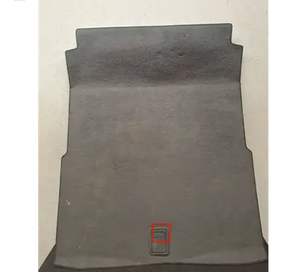 Mercedes-Benz E W211 Trunk/boot floor carpet liner A2116801242