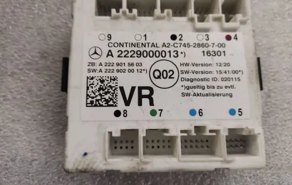 Mercedes-Benz C W205 Door control unit/module A2229000013 A2229020012 A2229015203