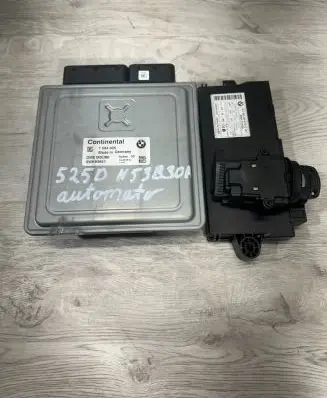 BMW 5 E60 E61 Engine ECU kit and lock set 7594305 5WK93651