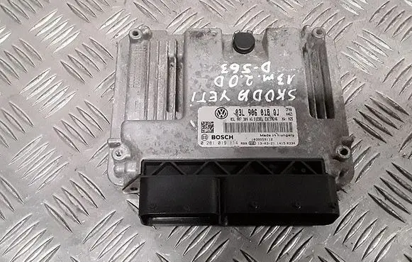 Skoda Yeti (5L) Engine control unit/module 03l906018qj 0281019114 03l907309ag