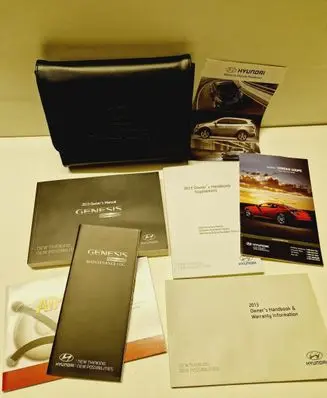 Hyundai Genesis Owners service history hand book 