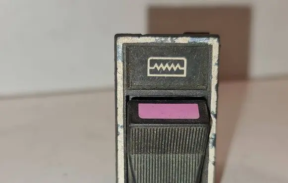 Opel Rekord D Windscreen/window heater switch 90044552 SWFS500650