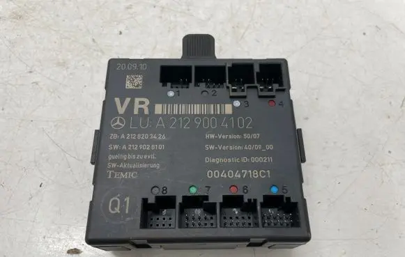 Mercedes-Benz E W212 Door control unit/module A2129004102 A2128203426 A2129028101