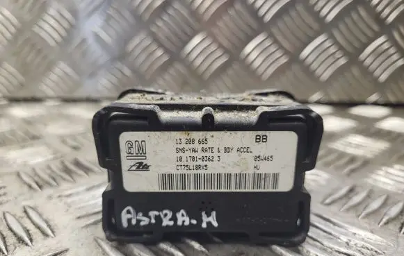 Opel Astra H ESP acceleration yaw rate sensor 13208665