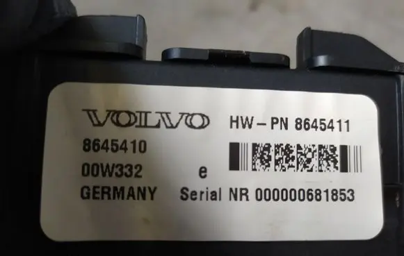 Volvo S60 Other control units/modules 8645411