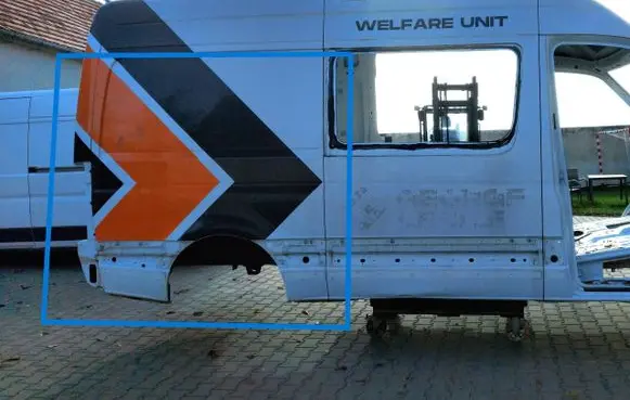 Mercedes-Benz Sprinter W907 W910 Rear quarter panel 