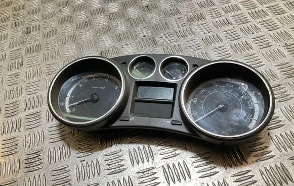 Peugeot 308 Speedometer (instrument cluster) 9665107780