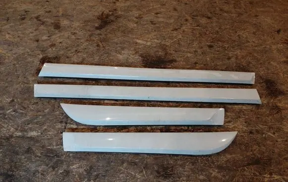 Audi A6 S6 C6 4F Door card panel trim set 4F0853960L 4F0853959L
