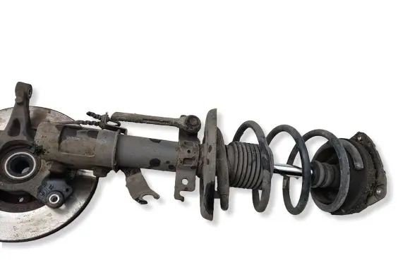 Renault Megane III Front shock absorber with coil spring 