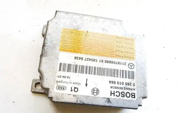 Mercedes-Benz E W212 Airbag control unit/module 0285010564 2118705885