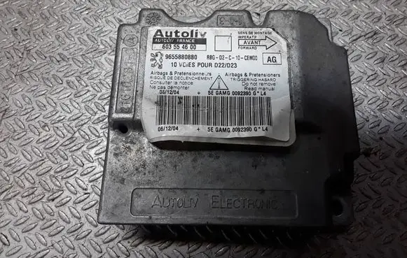Peugeot 407 Airbag control unit/module 9655880880