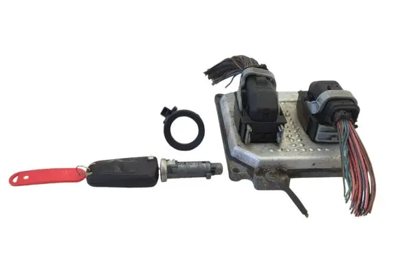 Opel Zafira B Engine ECU kit and lock set 12992406 5WK9395 7011719235
