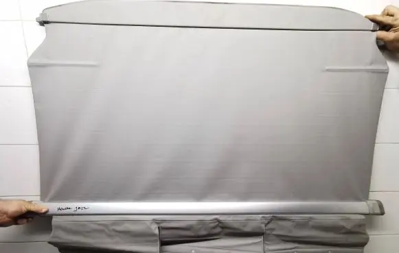 Parcel shelf load cover