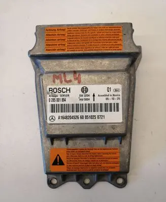 Mercedes-Benz ML W164 Airbag control unit/module A1648204526 0285001894
