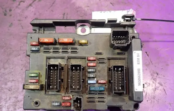 Peugeot 307 CC Fuse box set 9650663980