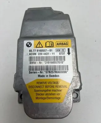 BMW 5 E60 E61 Airbag control unit/module 9160557 220443111 31916055701S