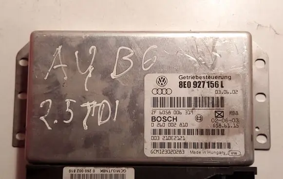 Audi A4 S4 B6 8E 8H Gearbox control unit/module 8E0927156L