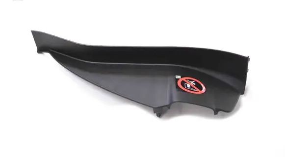 Dashboard side end trim