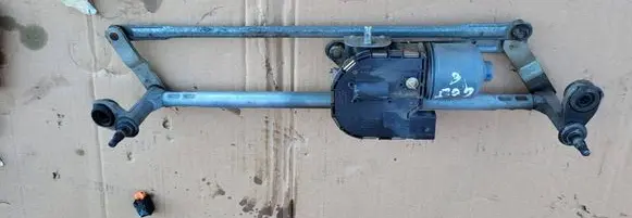 Volkswagen Golf VI Front wiper linkage and motor 3397021379 1101111J 5K1955023