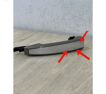 Opel Meriva B Front door exterior handle 13500027