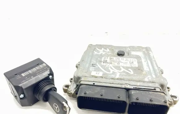 Mercedes-Benz ML W164 Engine ECU kit and lock set A6421506491 0281013382 1645450708
