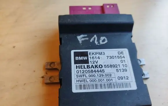 BMW 5 F10 F11 Fuel injection pump control unit/module 7301554 55892110