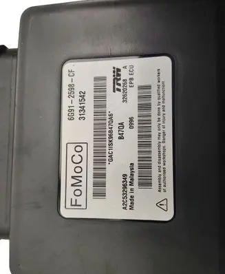 Volvo XC60 Trunk lid opening control unit 