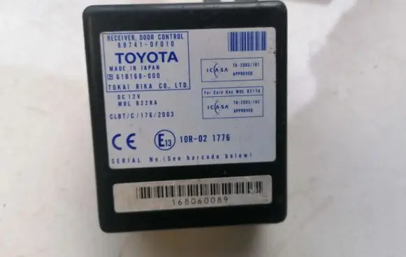 Toyota Corolla Verso AR10 Door control unit/module 897410F010 89741-0F010