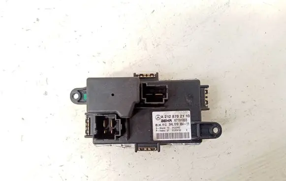 Mercedes-Benz E W212 Heater blower motor/fan resistor A2128702110 V7191003 5HL01038411