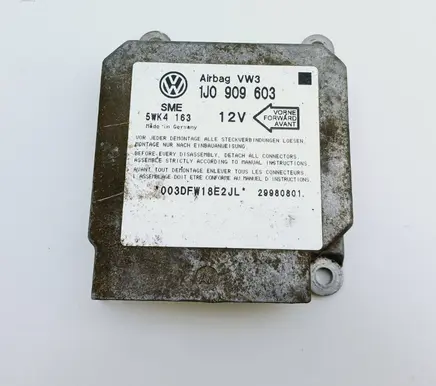 Volkswagen Sharan Airbag control unit/module 1J0909603
