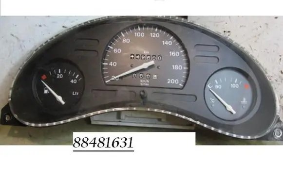 Opel Combo B Speedometer (instrument cluster) 88481631 VDO